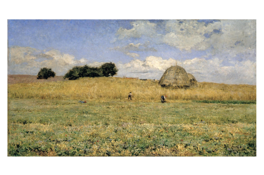 Um campo de trigo – Seara (Arredores de Paris)