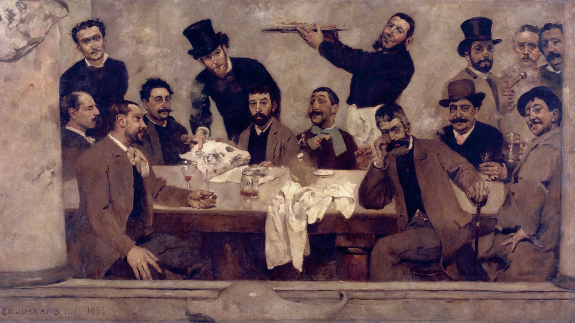 O Grupo do Leão. 1885