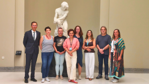 equipa de museólogos do Damjanich János Museum